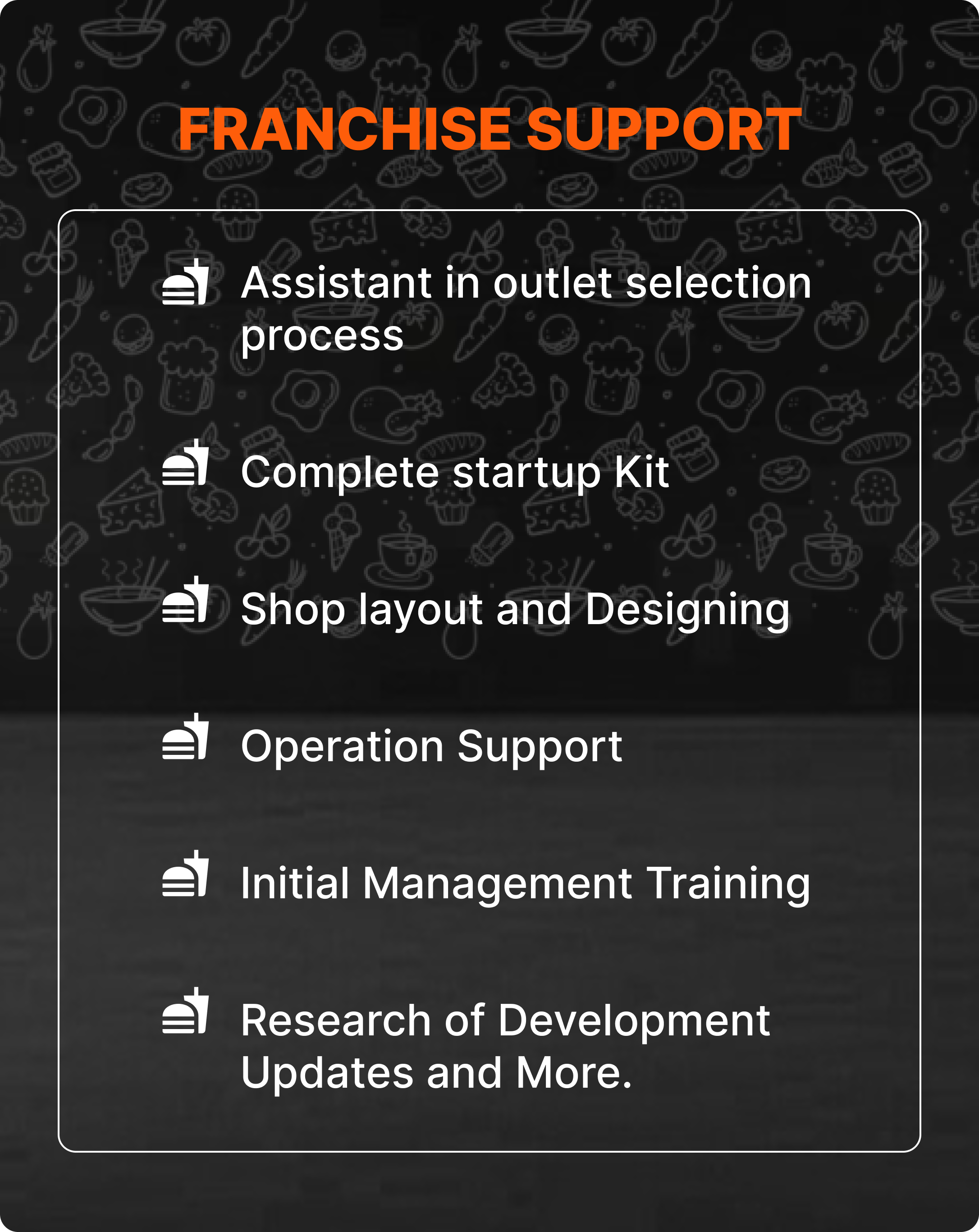 Franchise Support Background